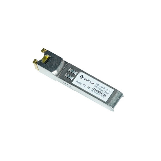 Solitine 10/100/1000BASE-T Copper SFP Module – RJ45, 100m